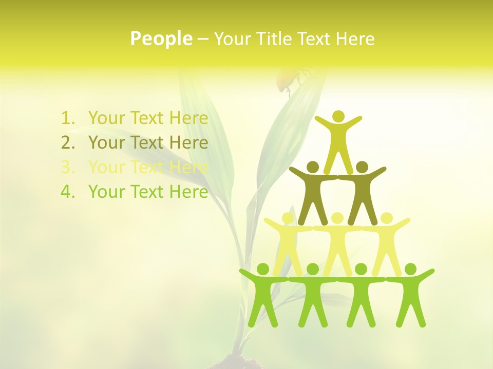 Nature Harmony Foliage PowerPoint Template