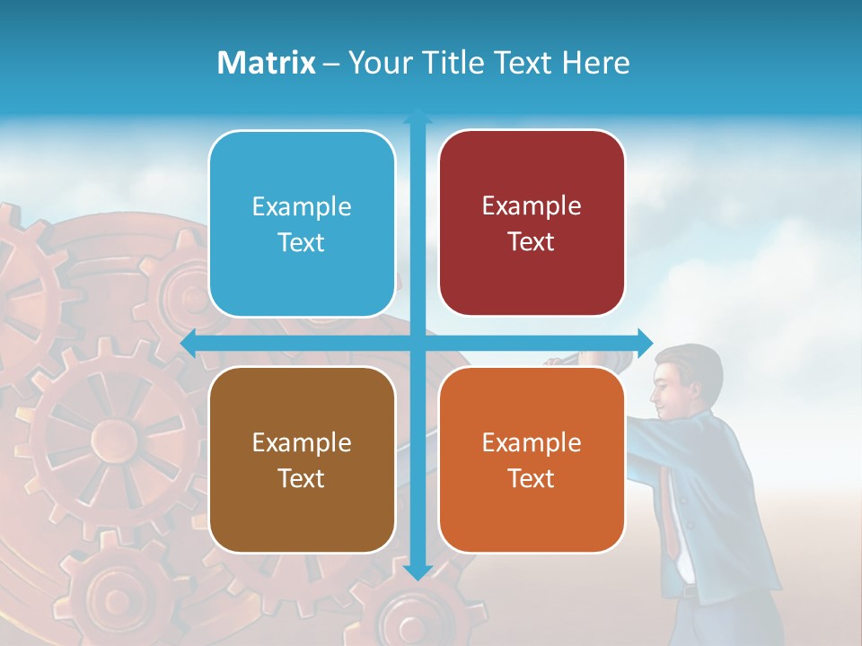 Metal Bolt Machinery PowerPoint Template