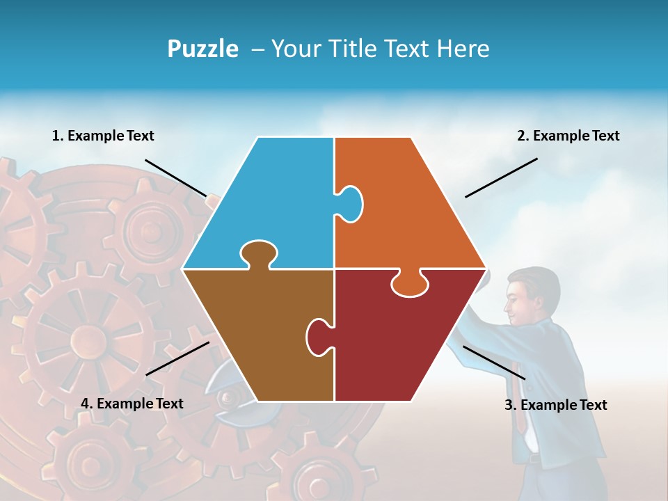Metal Bolt Machinery PowerPoint Template
