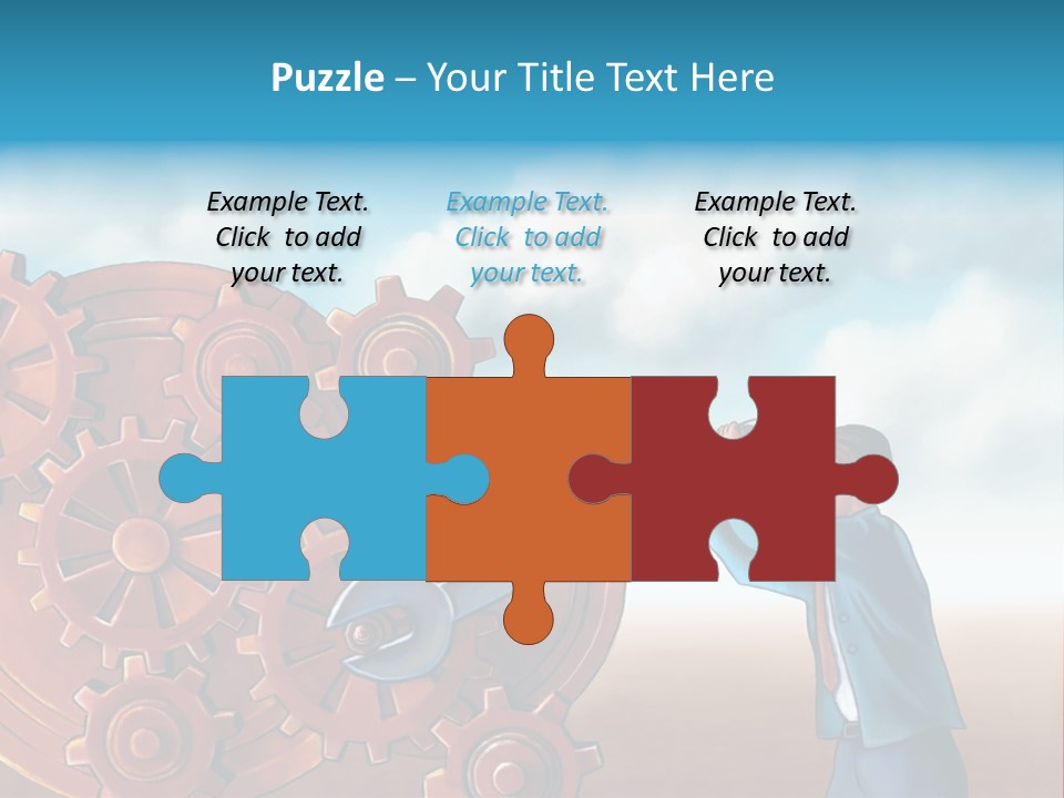 Metal Bolt Machinery PowerPoint Template
