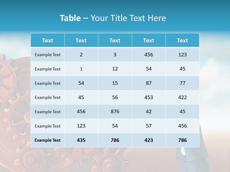Metal Bolt Machinery PowerPoint Template
