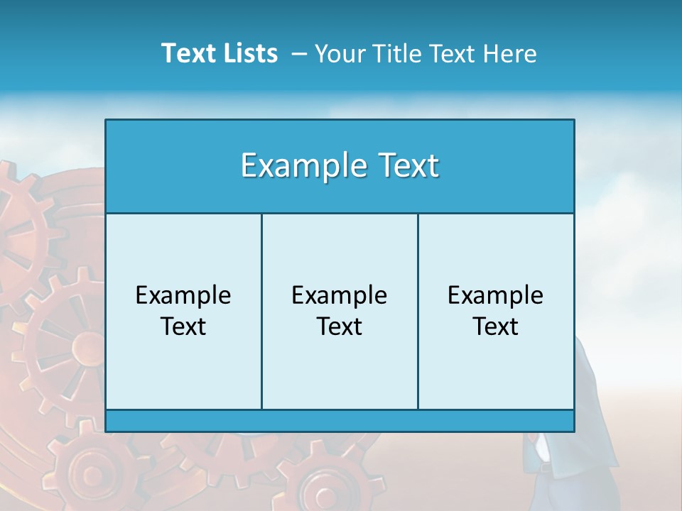 Metal Bolt Machinery PowerPoint Template