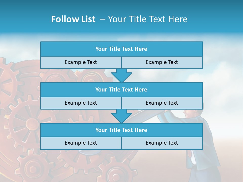 Metal Bolt Machinery PowerPoint Template