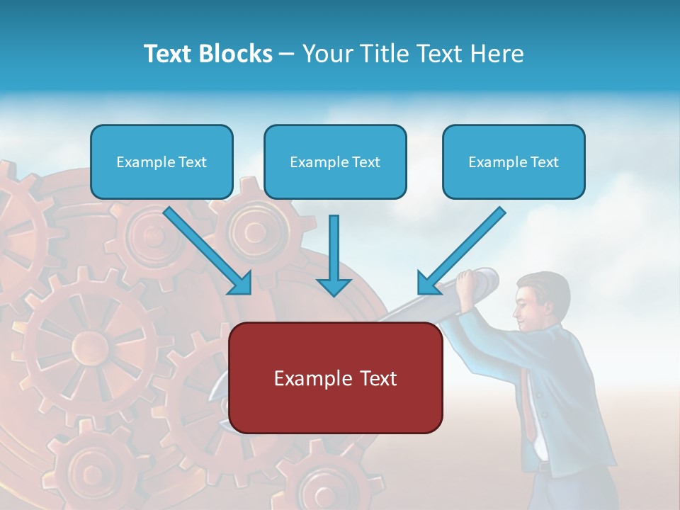 Metal Bolt Machinery PowerPoint Template