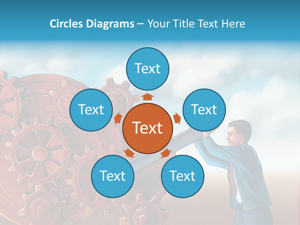 Metal Bolt Machinery PowerPoint Template