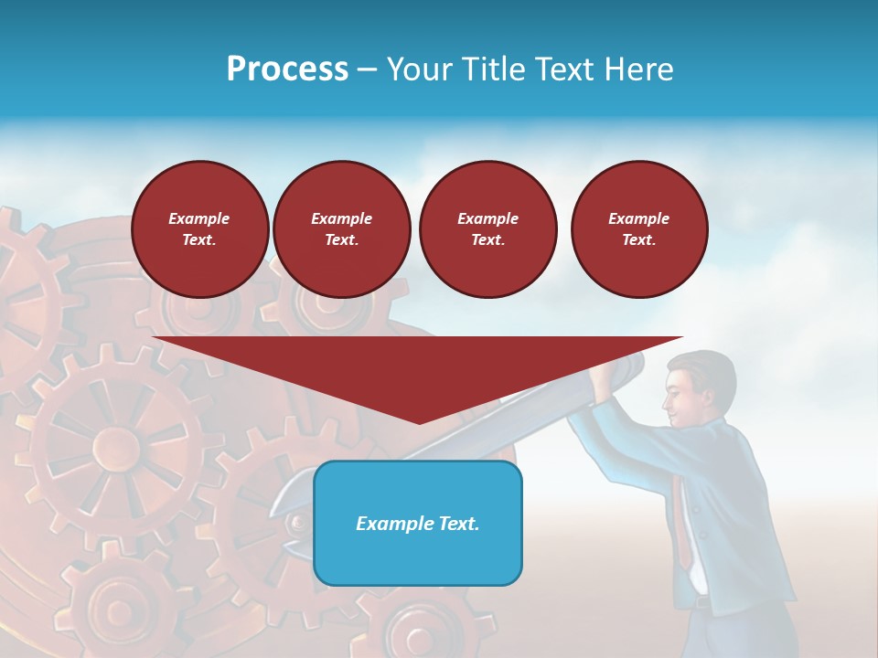 Metal Bolt Machinery PowerPoint Template