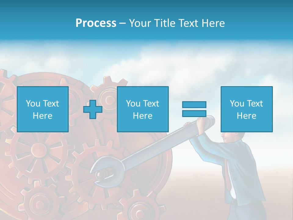 Metal Bolt Machinery PowerPoint Template