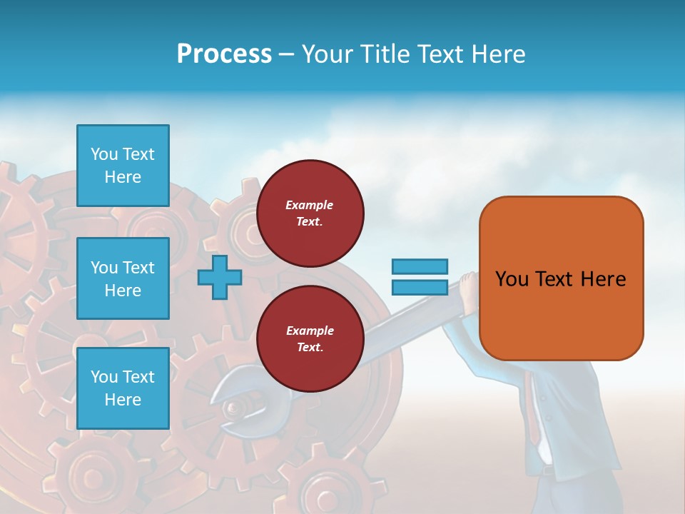 Metal Bolt Machinery PowerPoint Template