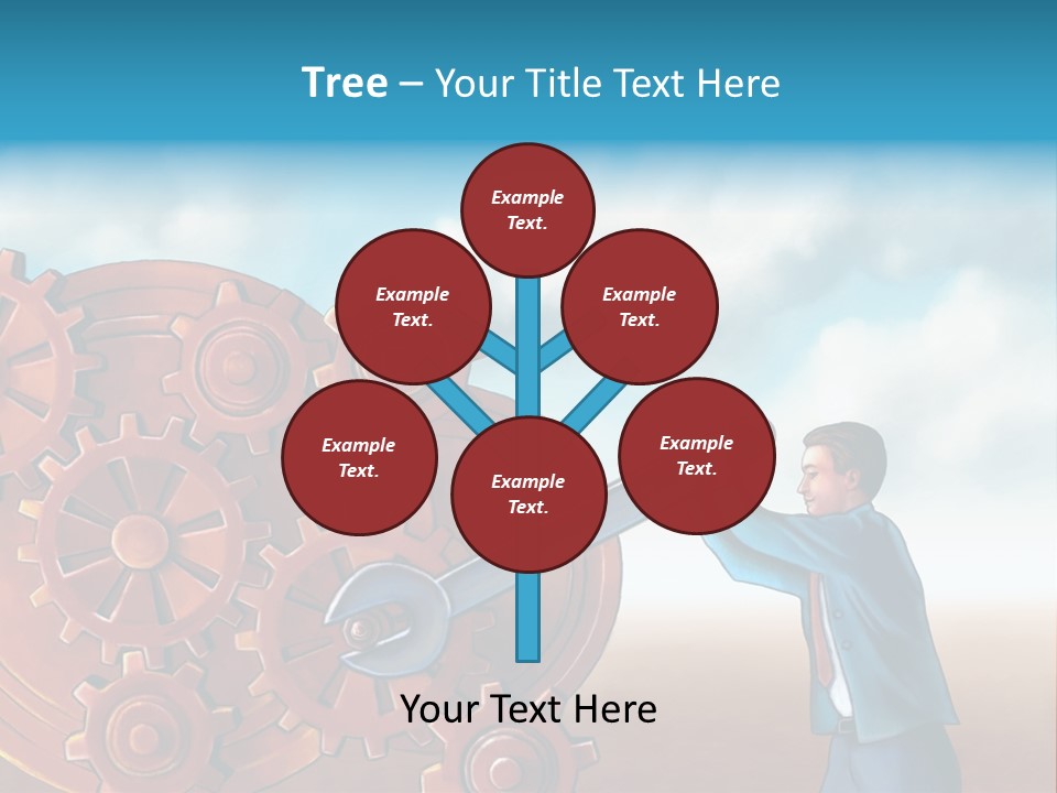 Metal Bolt Machinery PowerPoint Template