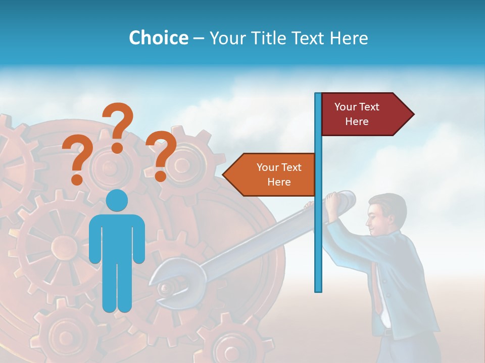 Metal Bolt Machinery PowerPoint Template