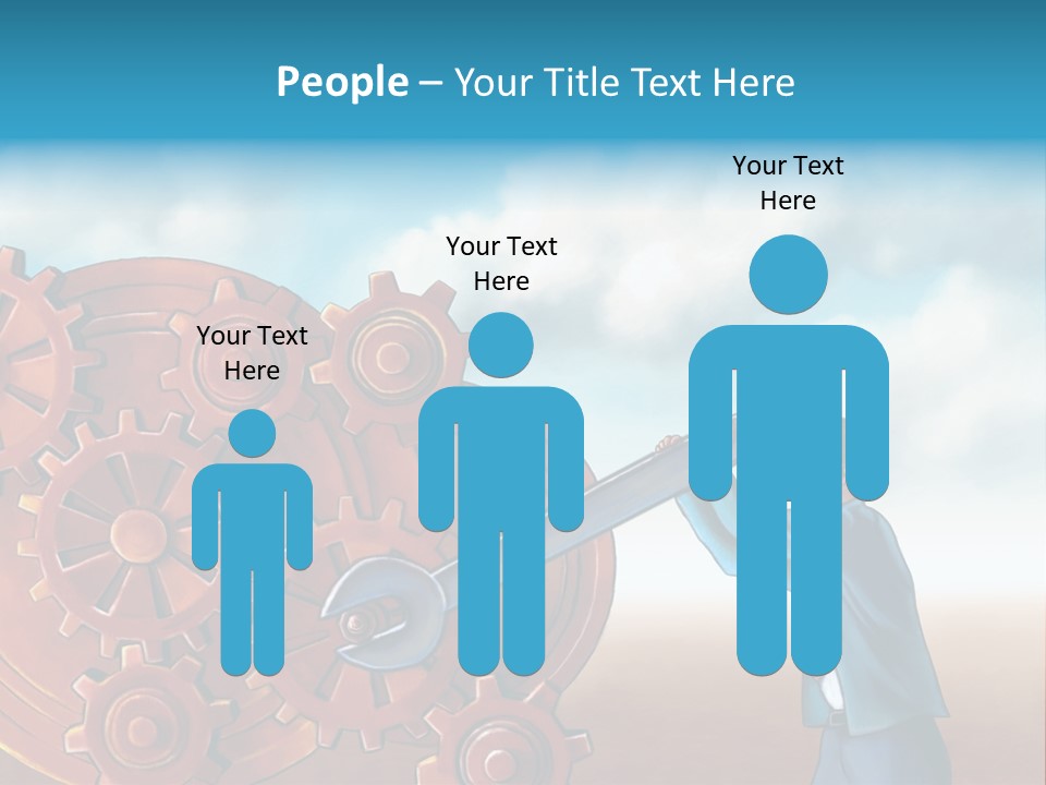 Metal Bolt Machinery PowerPoint Template