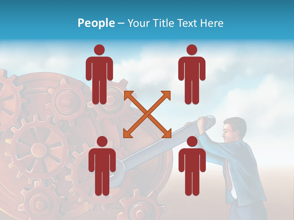 Metal Bolt Machinery PowerPoint Template