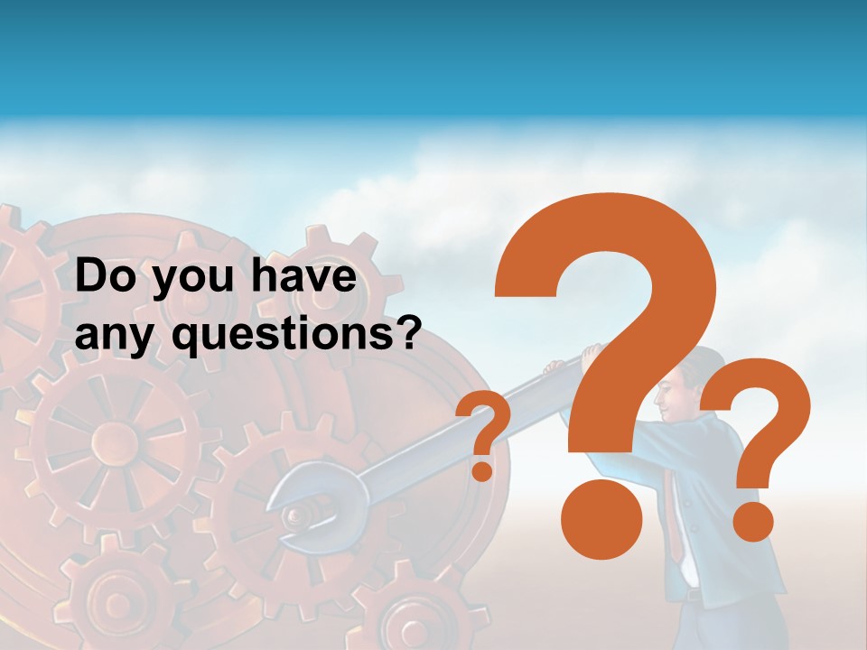 Metal Bolt Machinery PowerPoint Template