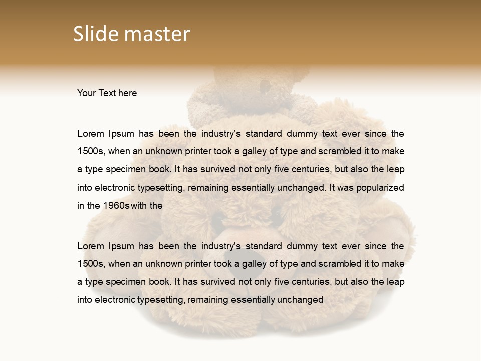 Caress Eye Coat PowerPoint Template