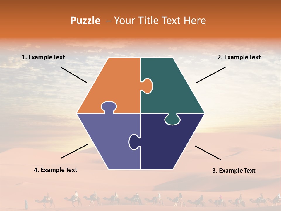 Tourism Group Caravan PowerPoint Template