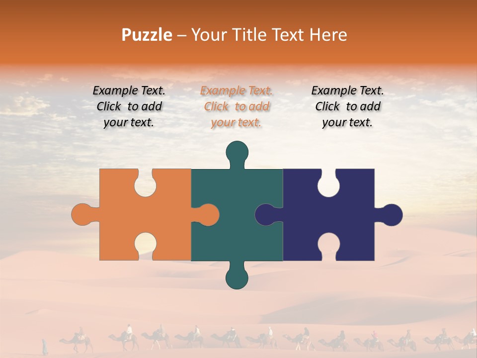 Tourism Group Caravan PowerPoint Template