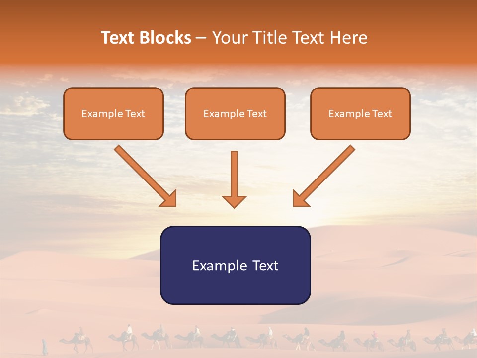 Tourism Group Caravan PowerPoint Template