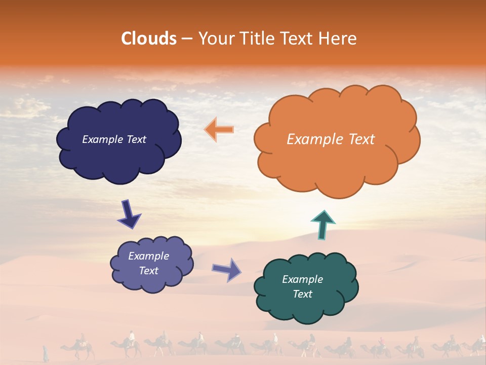 Tourism Group Caravan PowerPoint Template