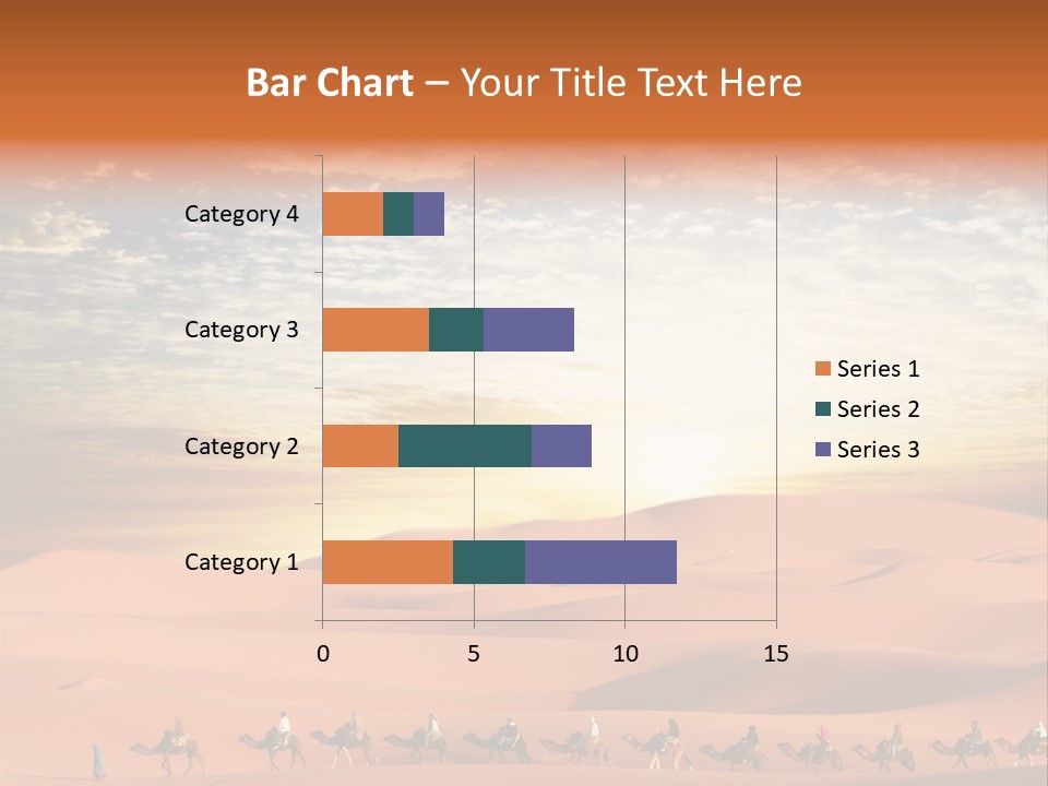 Tourism Group Caravan PowerPoint Template