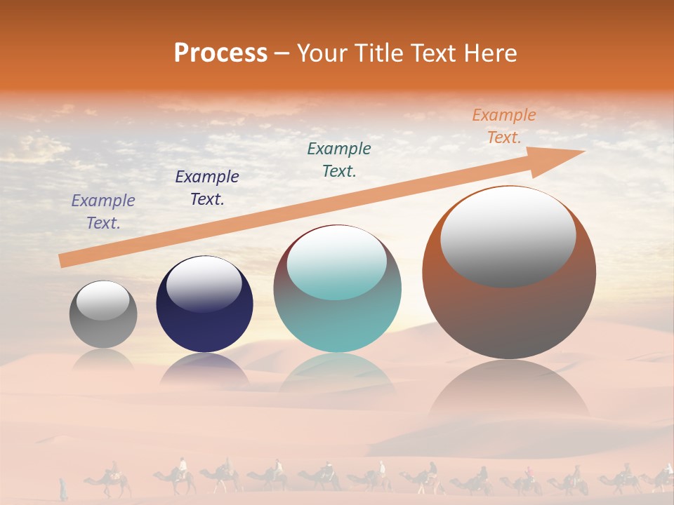 Tourism Group Caravan PowerPoint Template