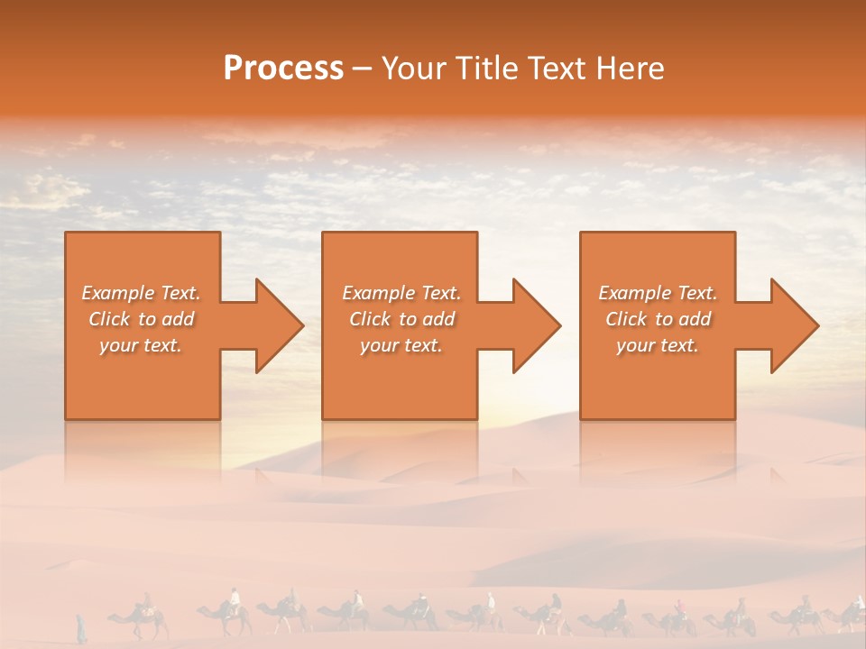 Tourism Group Caravan PowerPoint Template