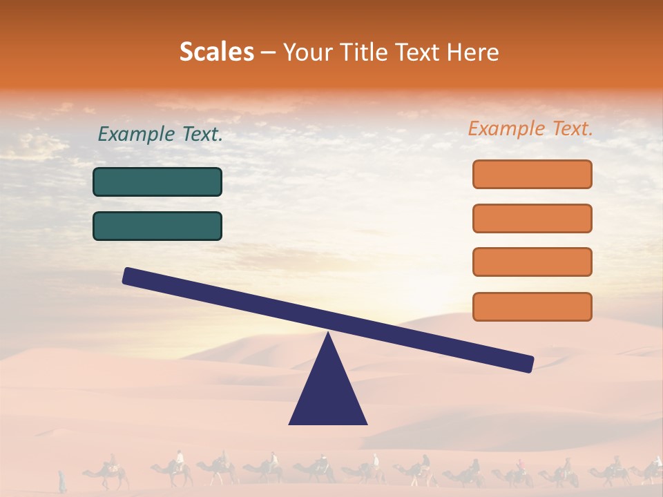 Tourism Group Caravan PowerPoint Template