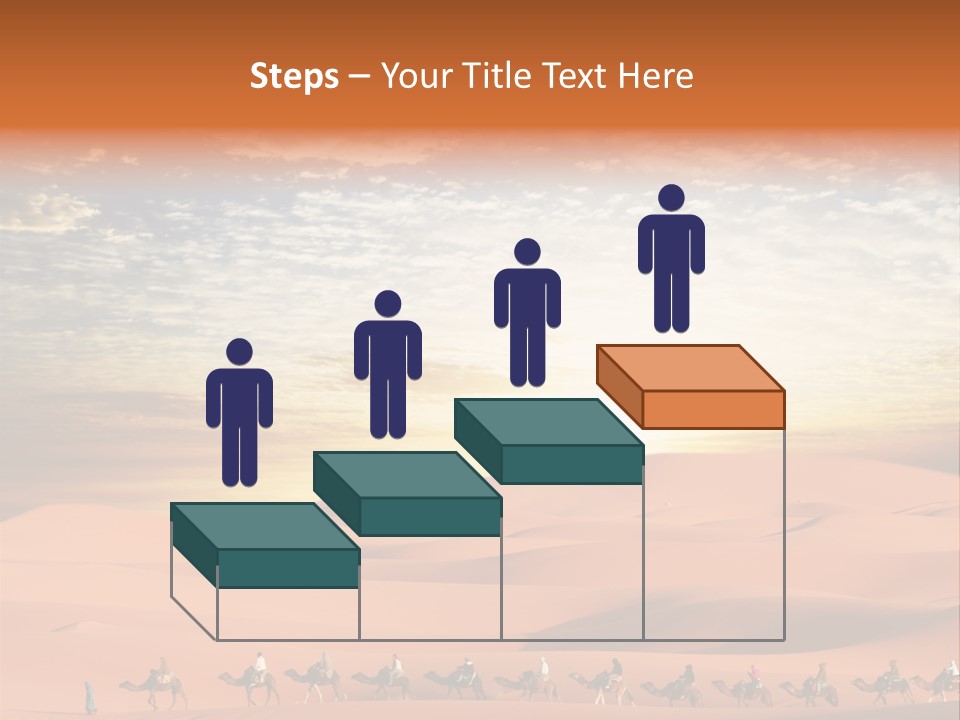 Tourism Group Caravan PowerPoint Template