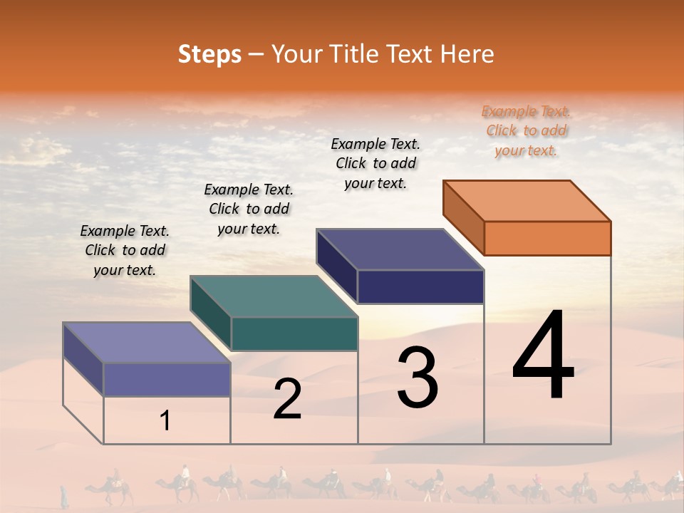 Tourism Group Caravan PowerPoint Template