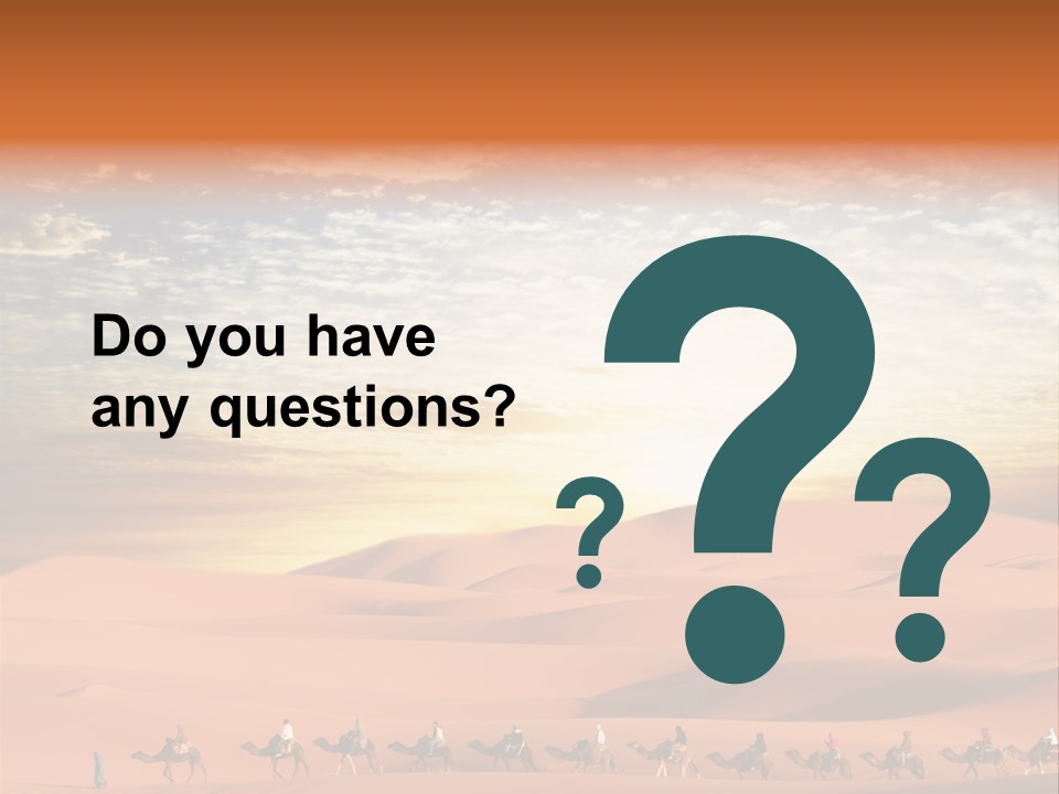 Tourism Group Caravan PowerPoint Template