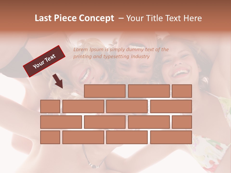 Sahara Orange Tourism PowerPoint Template