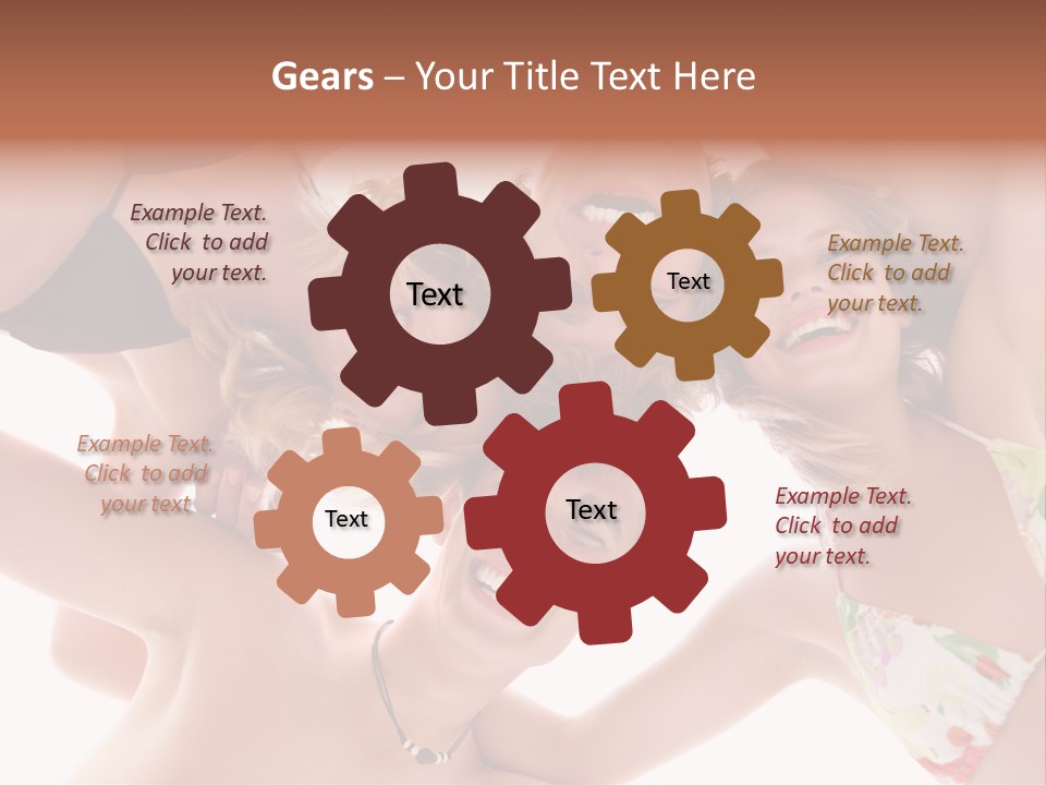 Sahara Orange Tourism PowerPoint Template