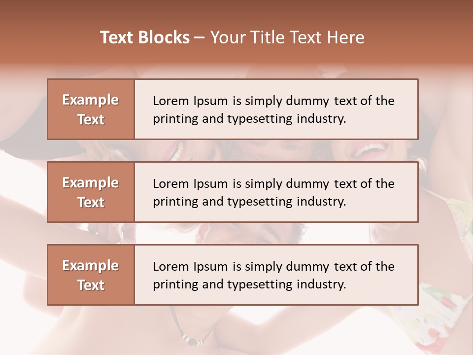 Sahara Orange Tourism PowerPoint Template
