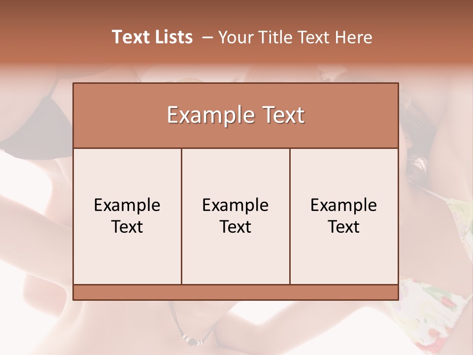 Sahara Orange Tourism PowerPoint Template