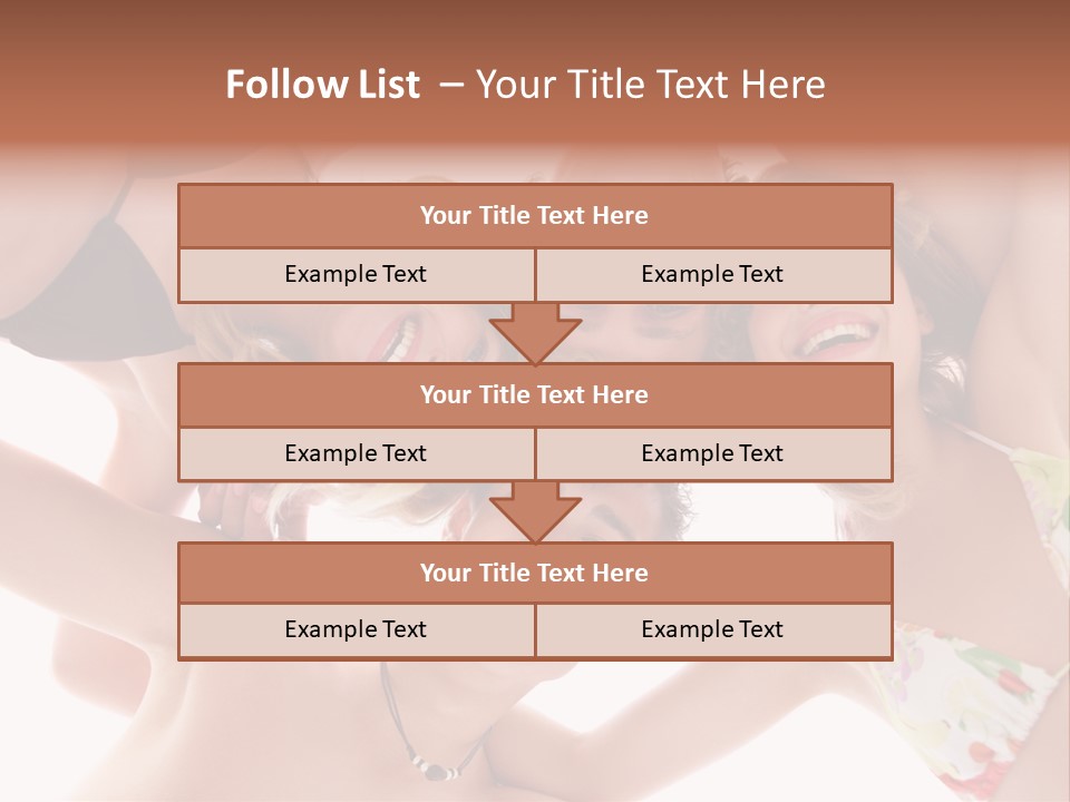 Sahara Orange Tourism PowerPoint Template