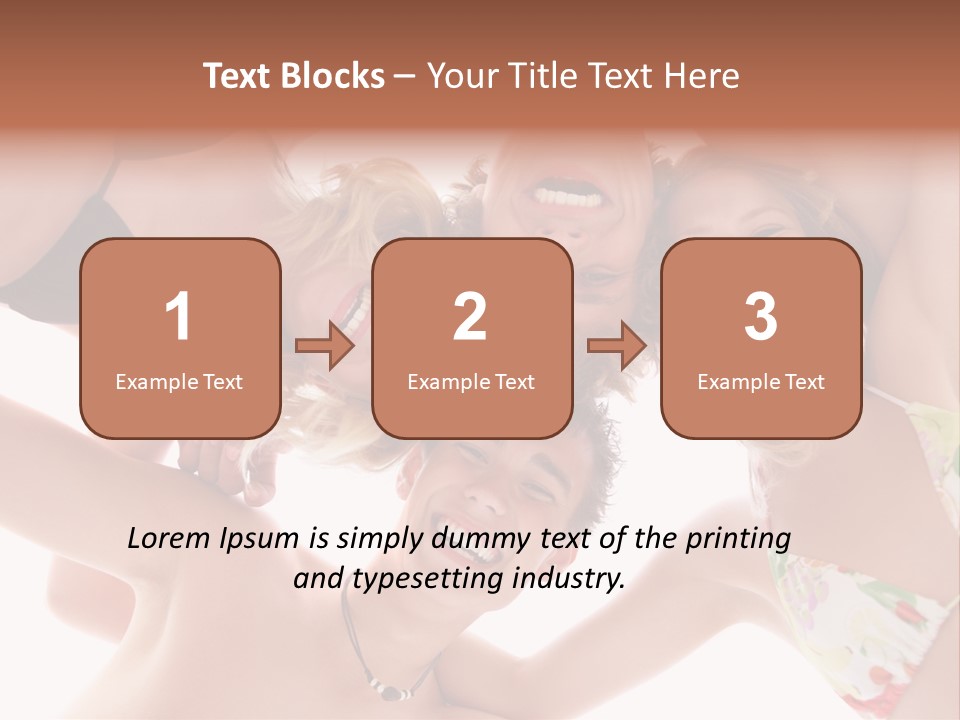 Sahara Orange Tourism PowerPoint Template