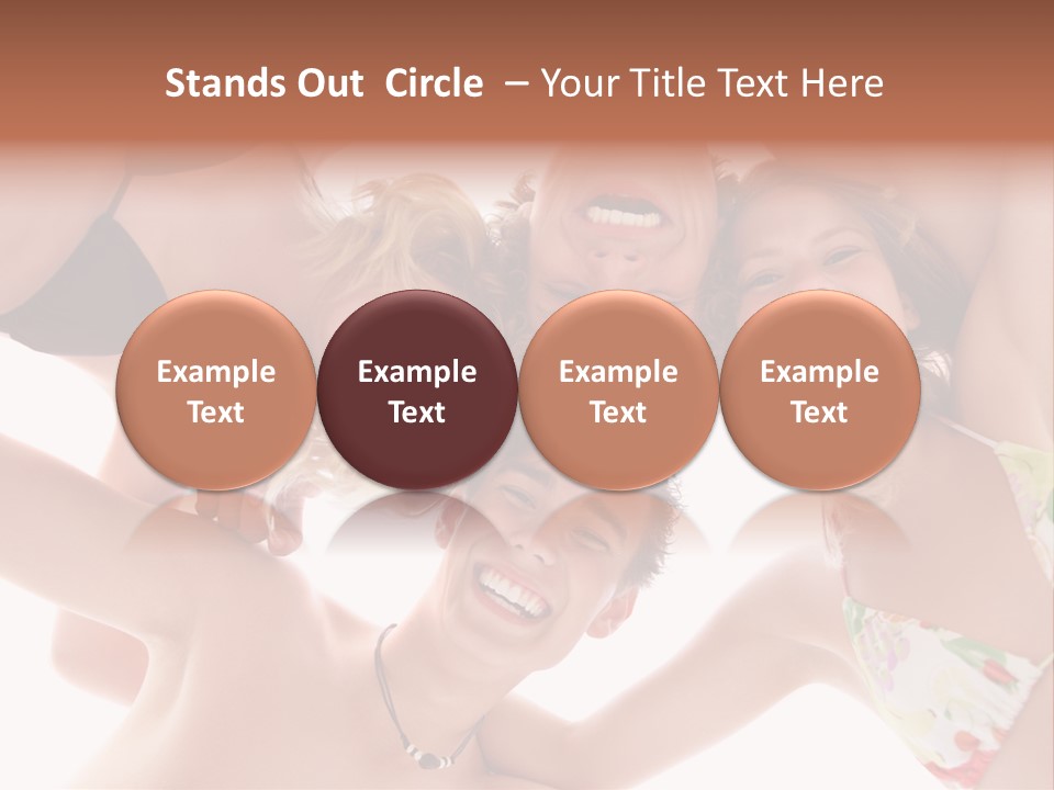 Sahara Orange Tourism PowerPoint Template