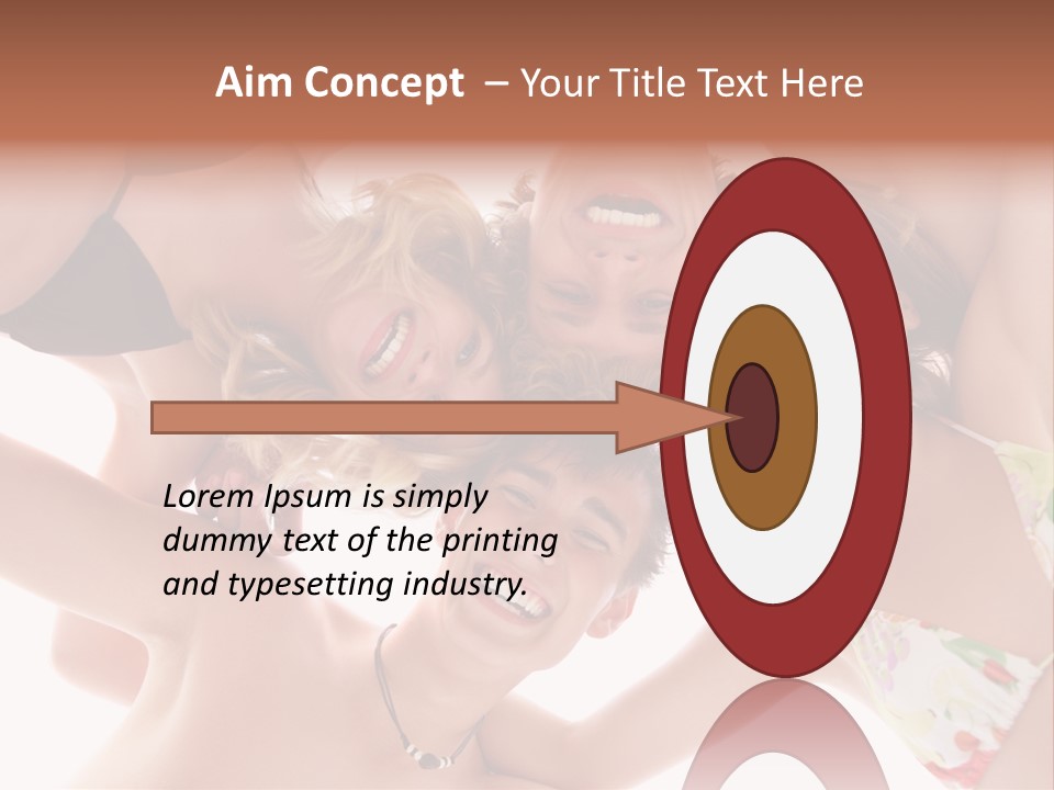 Sahara Orange Tourism PowerPoint Template