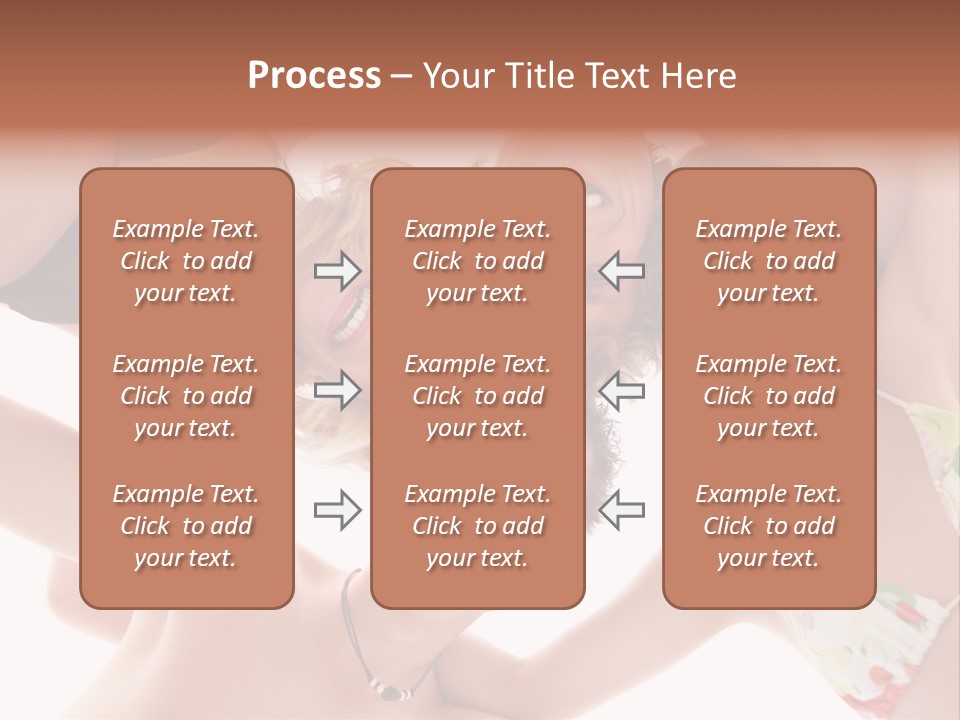 Sahara Orange Tourism PowerPoint Template