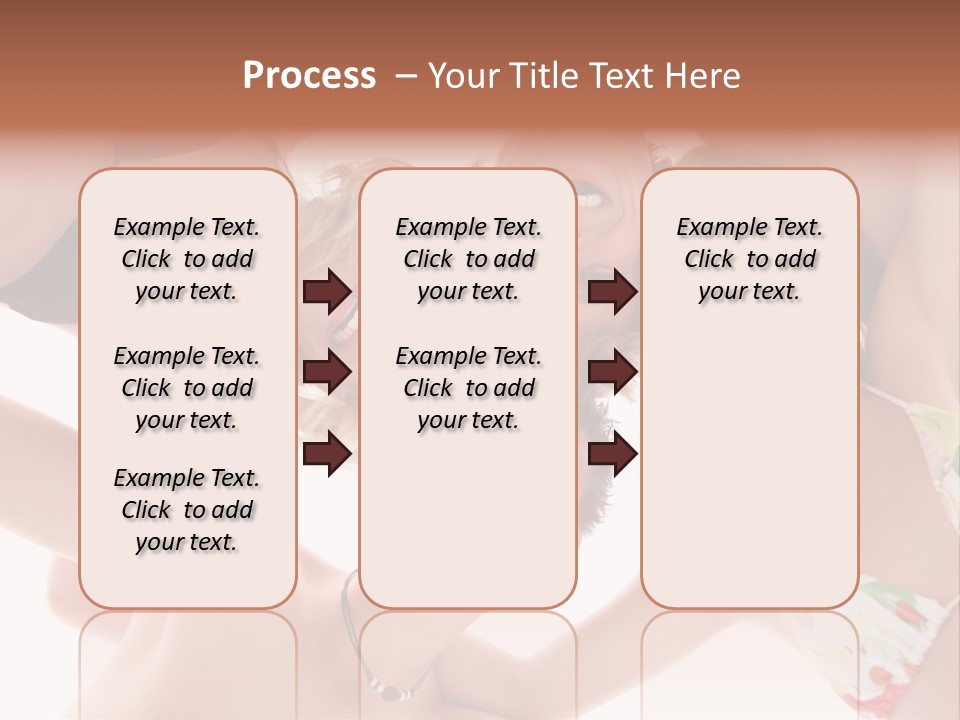 Sahara Orange Tourism PowerPoint Template