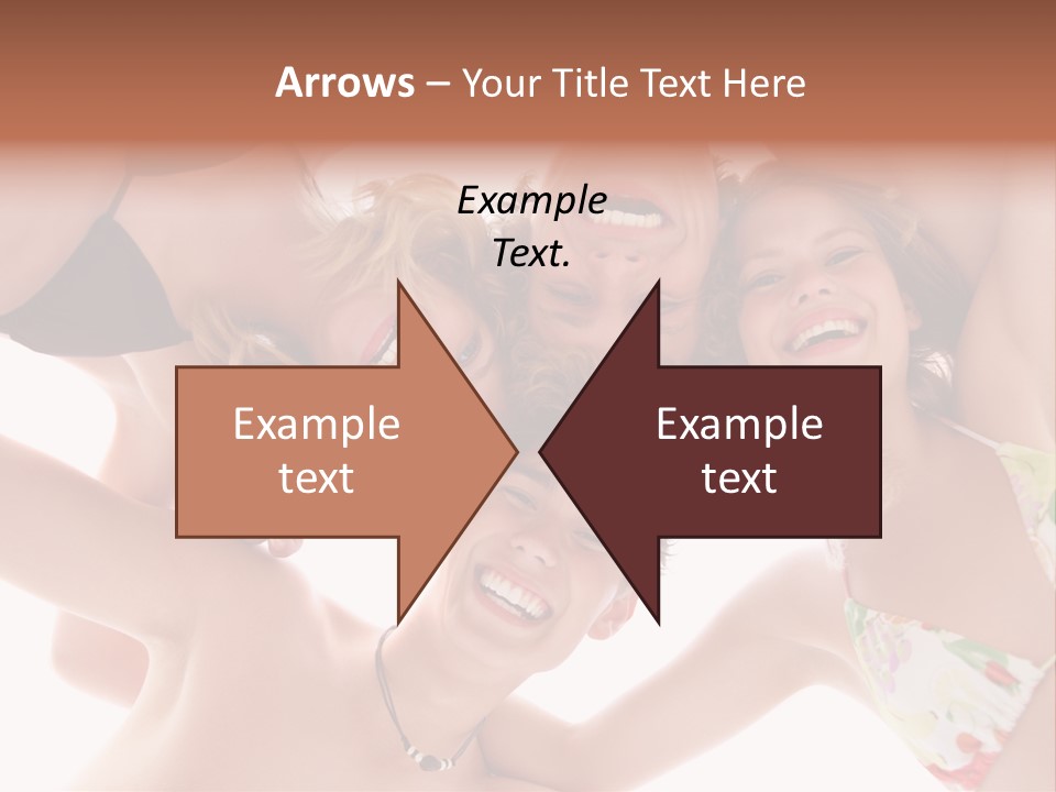 Sahara Orange Tourism PowerPoint Template