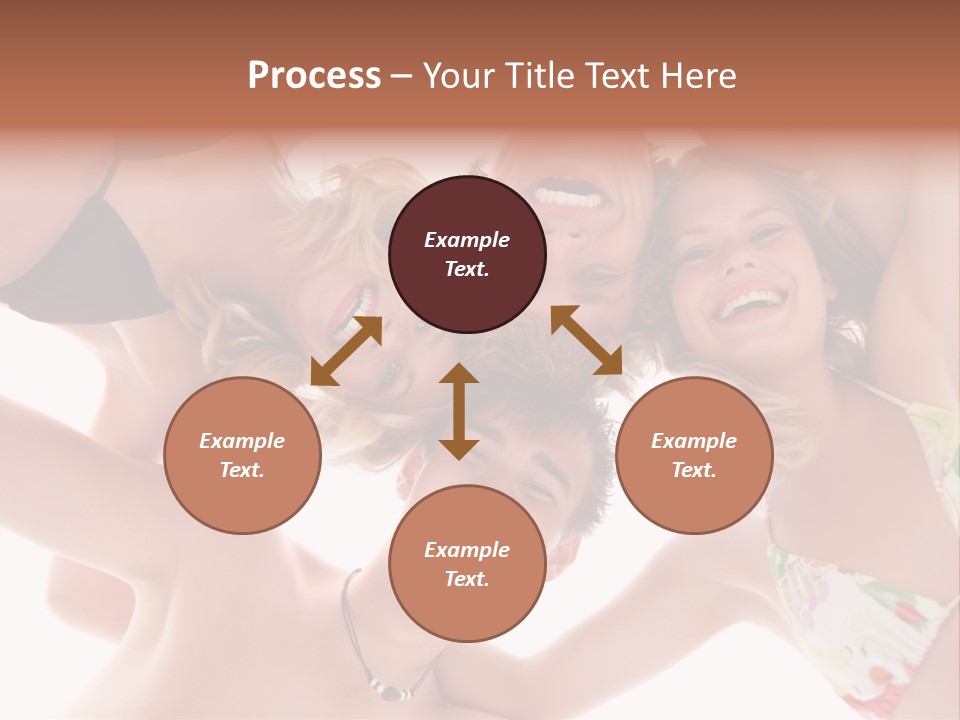 Sahara Orange Tourism PowerPoint Template