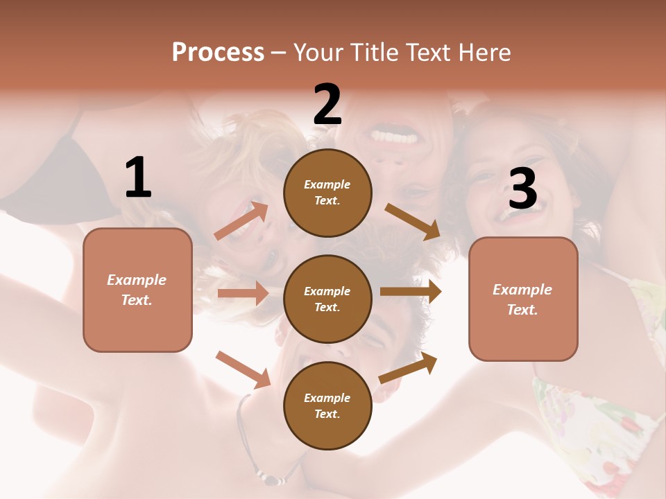 Sahara Orange Tourism PowerPoint Template