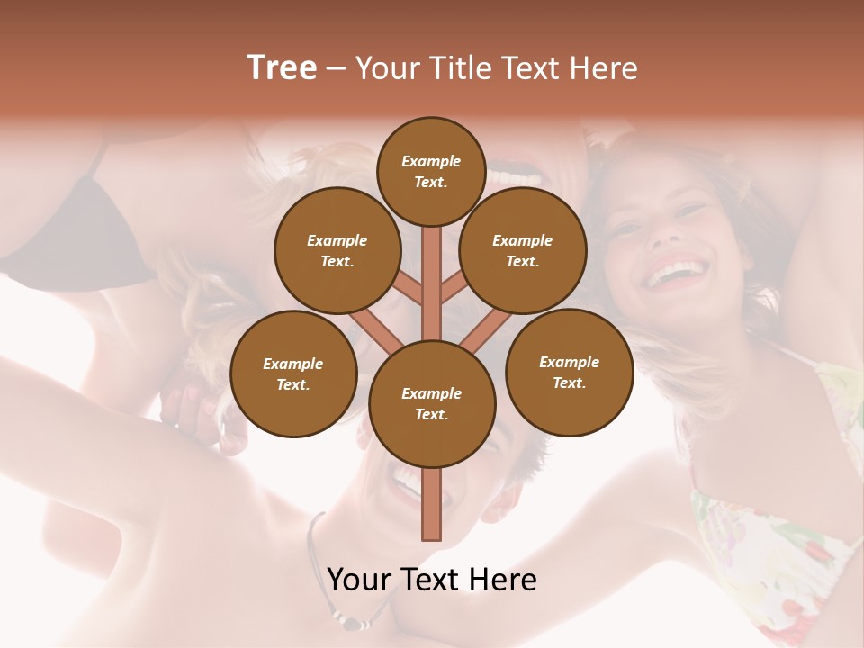 Sahara Orange Tourism PowerPoint Template
