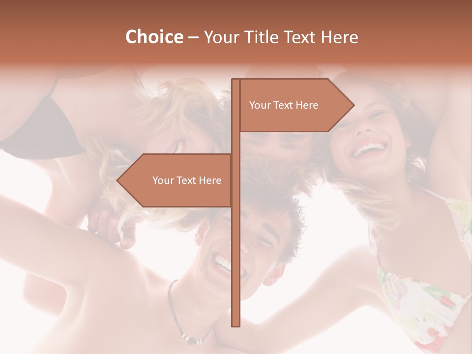 Sahara Orange Tourism PowerPoint Template