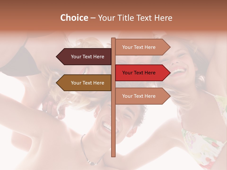 Sahara Orange Tourism PowerPoint Template