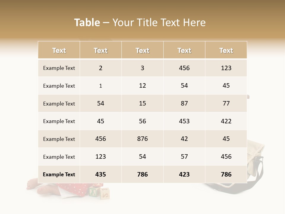 Caucasian Sibling Love PowerPoint Template