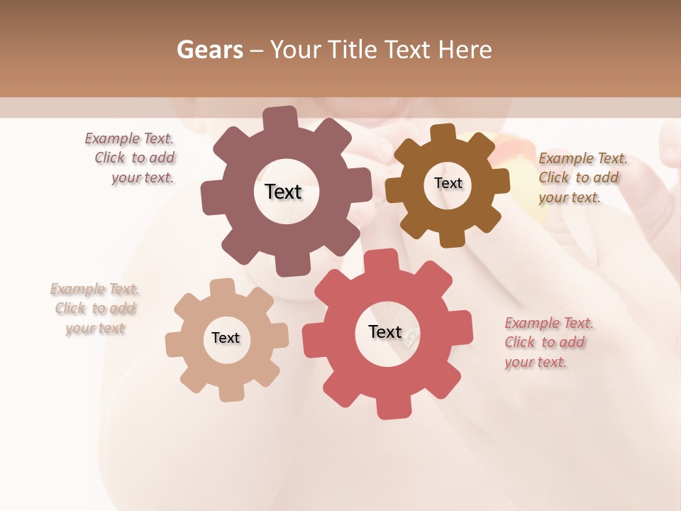 Happy Mother Water PowerPoint Template