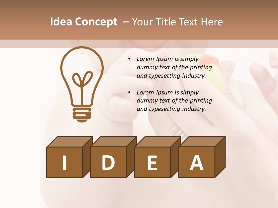 Happy Mother Water PowerPoint Template