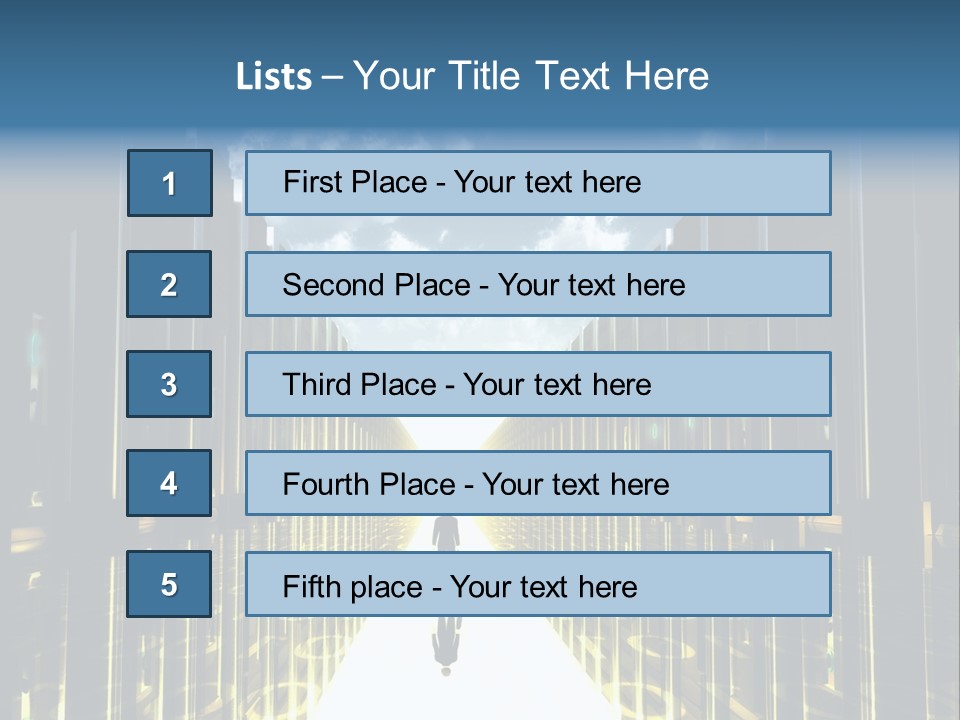 High Transfer Staff PowerPoint Template