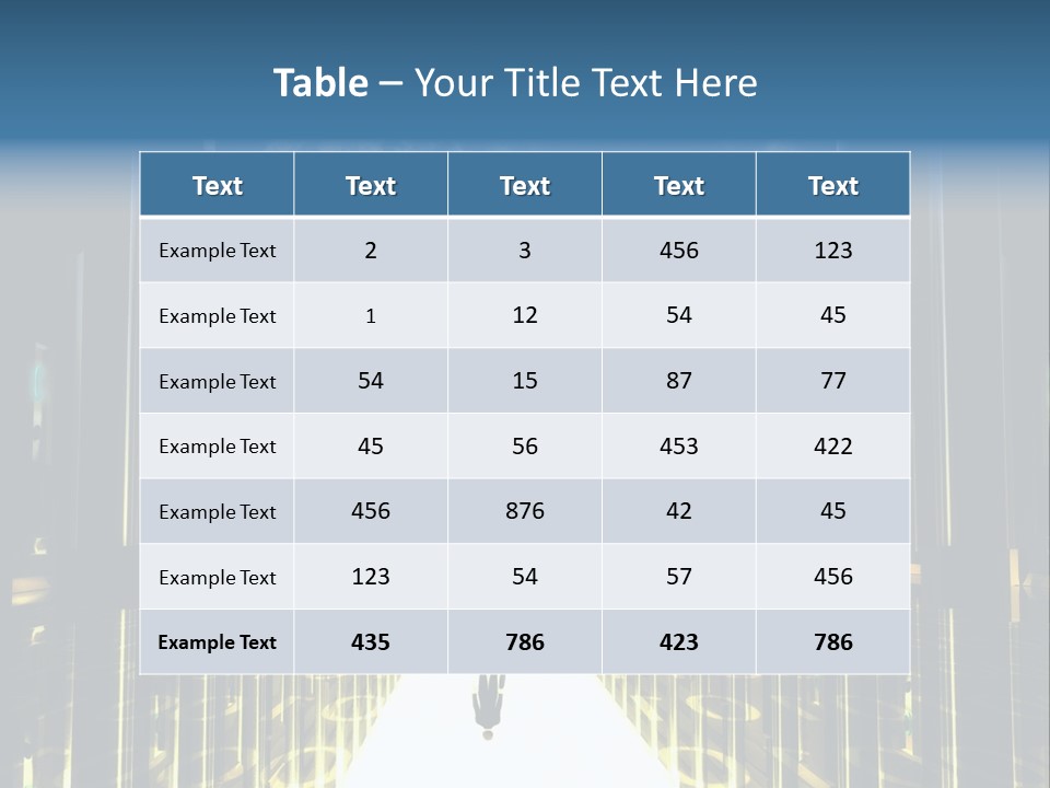 High Transfer Staff PowerPoint Template